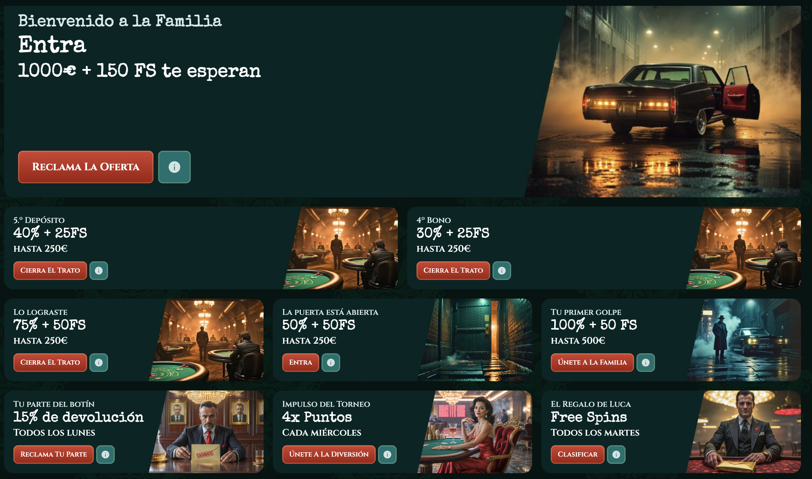 Bonos en Tony spins